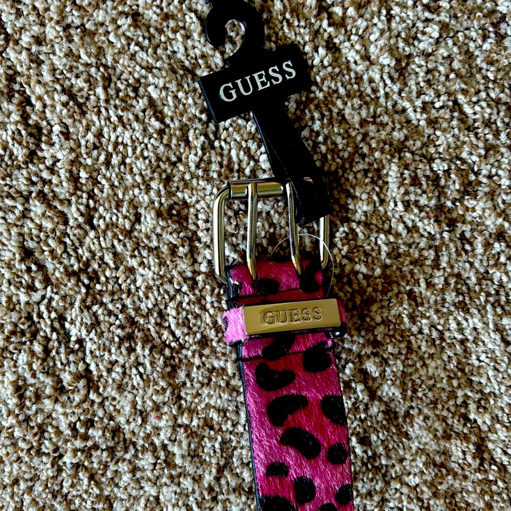 Pink Leopard Print Belt - Picture 2 of 6